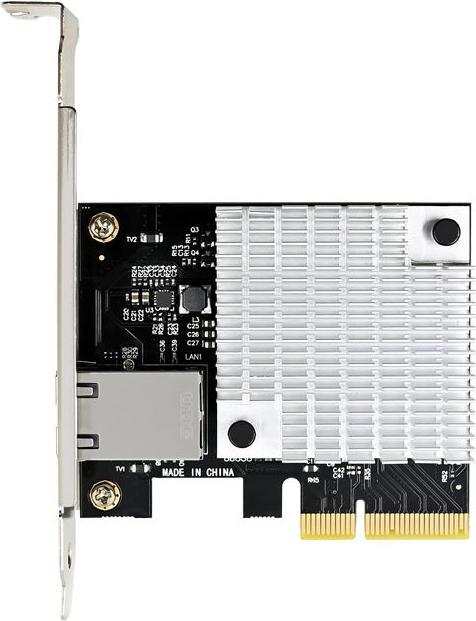 Immagine prodotto Allnet PCIe 10G X4 10G/5G/2,5G/1GBit Single Port PCIe LAN Card - Copper RJ45 "NbaseT" ALL0138v4-1-10 (PCIe)