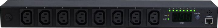 Actual product image Intertech SW-1081, 1x In, 8x C13 Out, RJ-11