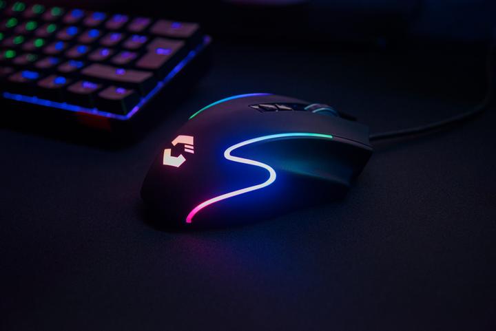 Actual product image Speedlink DECUS NX RGB Gaming Mouse, rubber-black (Cable)