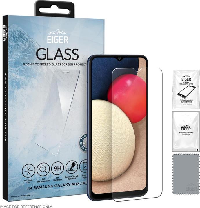 Immagine prodotto Eiger Mountain Glass Clear (1 Pezzo/i, Samsung Galaxy A02)
