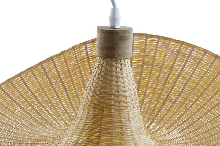 Immagine prodotto DKD Home Decor Ceiling Light Multicolour Light brown Bamboo 50 W 220 V 58 x 58 x 22 cm