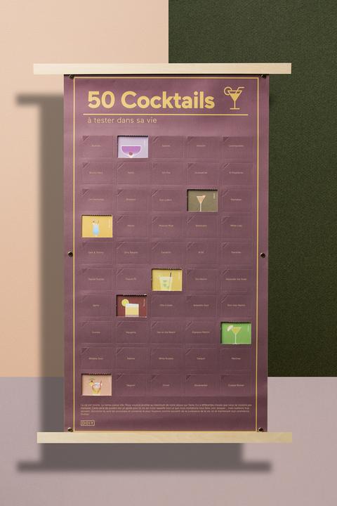 Produktbild Doiy 50 Cocktails nach Geschmack in Ihrem Leben (35 x 64 cm)