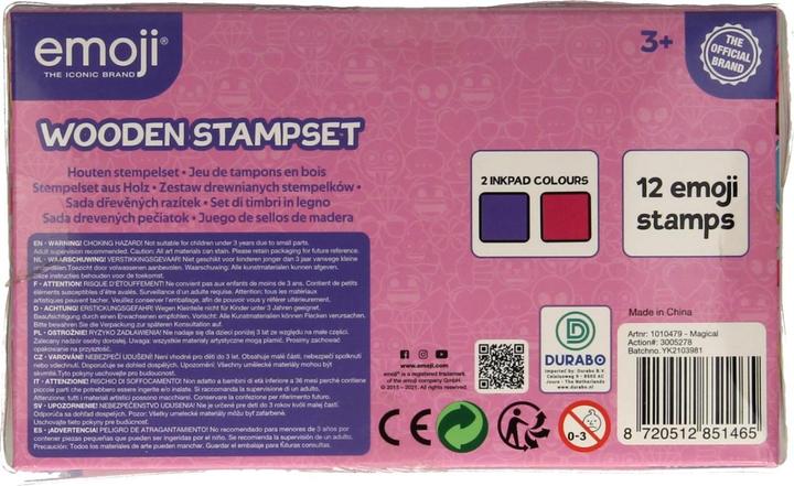 Produktbild Emoji-Stempelset aus Holz