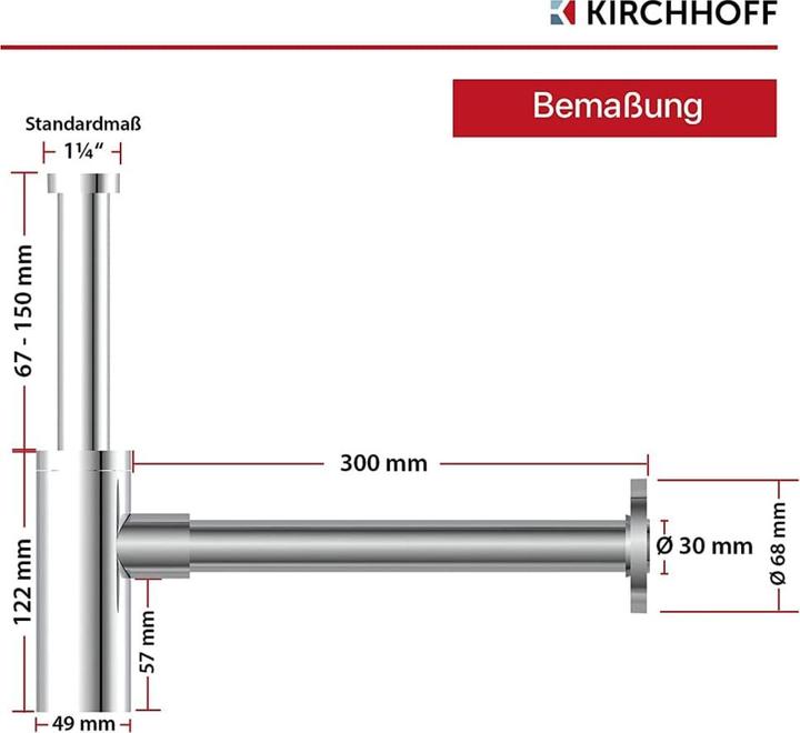 Produktbild Schütte Martin (Siphon-Montagematerial, 5/4")