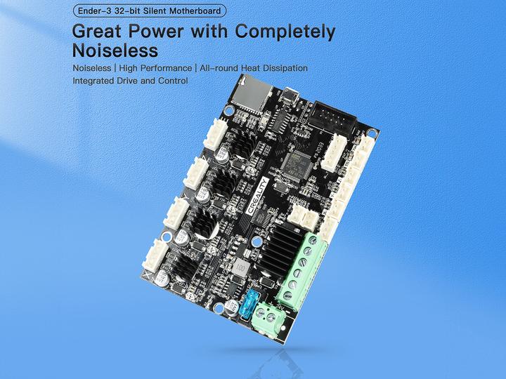 Actual product image Creality Ender-3 Silent Motherboard Kit 32 Bit