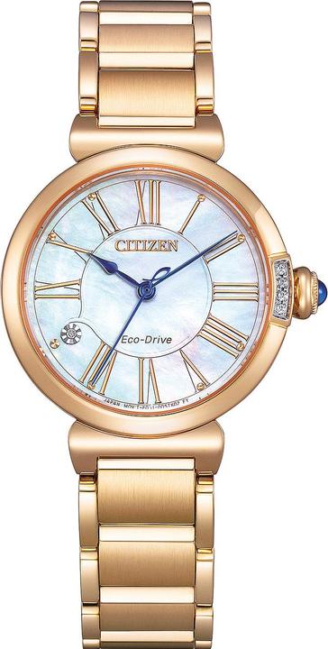 Produktbild Citizen EM1063-89D Eco-Drive Elegance Damenuhr 30mm 5ATM (Analoguhr, 30 mm)