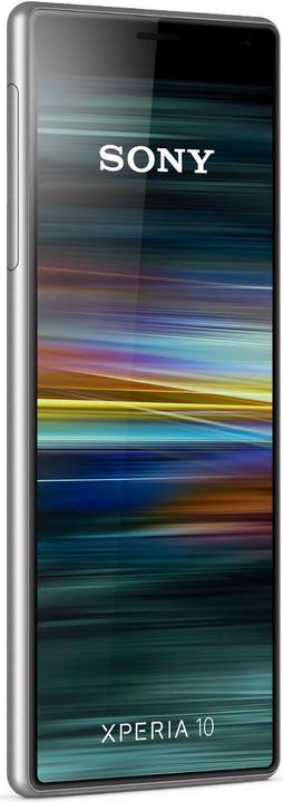 Produktbild Sony Xperia 10 (64 GB, Silver, 6", Hybrid Dual SIM, 13 Mpx, 4G)