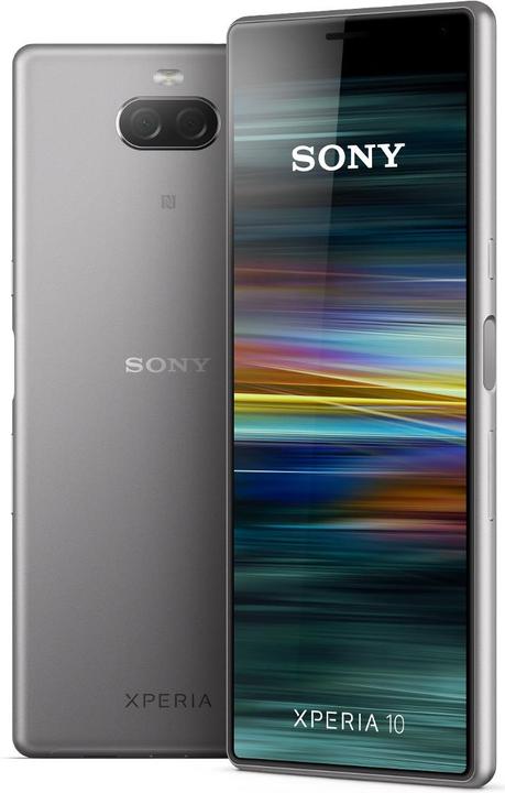 Produktbild Sony Xperia 10 (64 GB, Silver, 6", Hybrid Dual SIM, 13 Mpx, 4G)