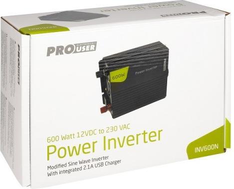 Actual product image ProUser INV600N Inverter 600 W