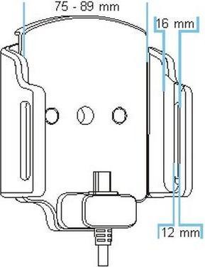 Produktbild Brodit Gerätehalterung mit Zig Plug