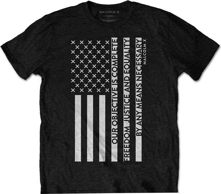 Immagine prodotto Malcolm X Freedom Maglietta Bandiera Adulto Unisex (XL)