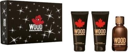 Dsquared2 Dsquared² Wood pour Homme Natale 2023 Eau de Toilette 100 / Lisciante per il corpo / Balsamo (Eau de toilette, 100 ml)