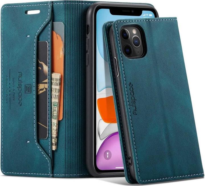 Immagine prodotto Cover-Discount iPhone 11 Pro - Custodia Vintage Flip Cover turchese (Apple iPhone 11 Pro)