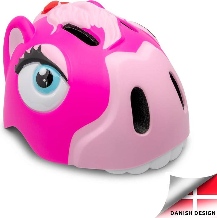 Actual product image Crazy Safety Horse Bicycle Helmet - Pink (100901-04-01) (49 - 55 cm)