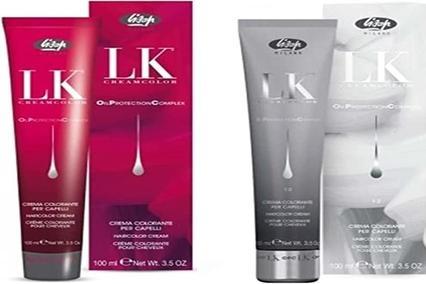 Actual product image Lisap LK OPC cream hair color 5/07 light brown beige (5, 07 light brown beige)