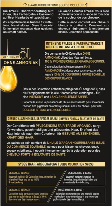 Image du produit Syoss Oleo Intense 4-18 Marron Moka (4-18 Brun moka)