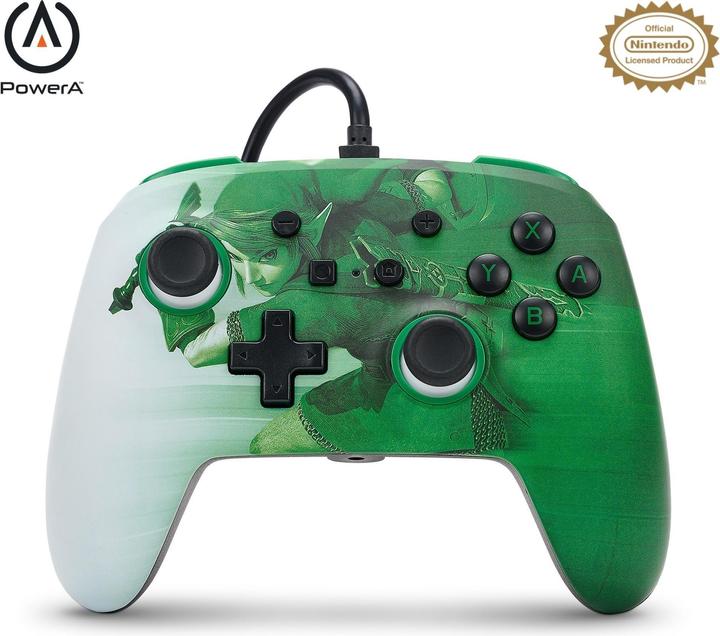 Immagine prodotto PowerA Controller cablato migliorato per Nintendo Switch - Heroic Link (Switch)