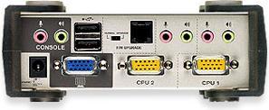 Immagine prodotto Aten CS1732B, switch KVM a 2 porte con hub USB