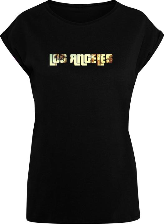 Merchcode Laides Grand Los Angeles Extended Shoulder Tee - 113477