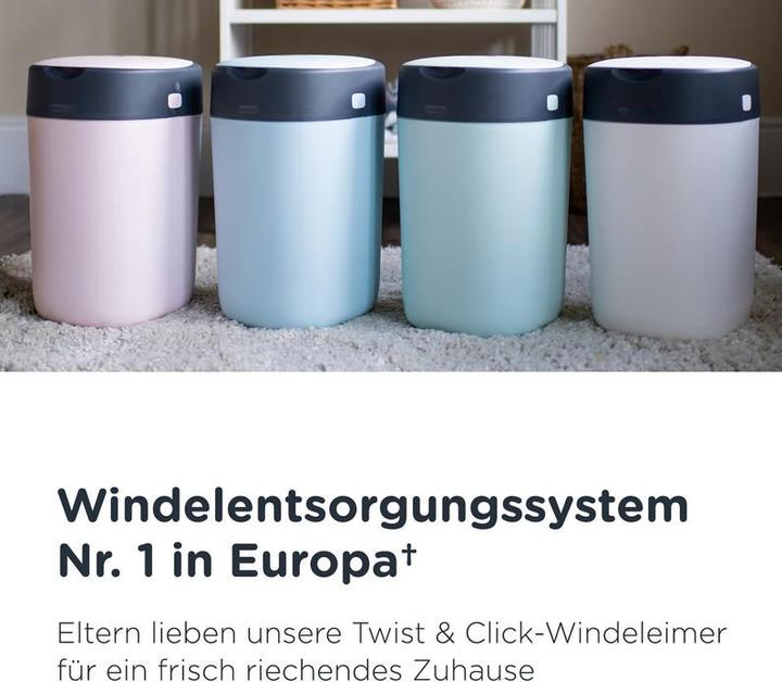 Actual product image Sangenic Nappy pail Twist & Click (1 x)