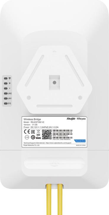 Image du produit Ruijie Reyee 2x Ip54 Outdoor Wireless Bridge 5km 15dbi 5ghz Wifi (867 Mbit/s)