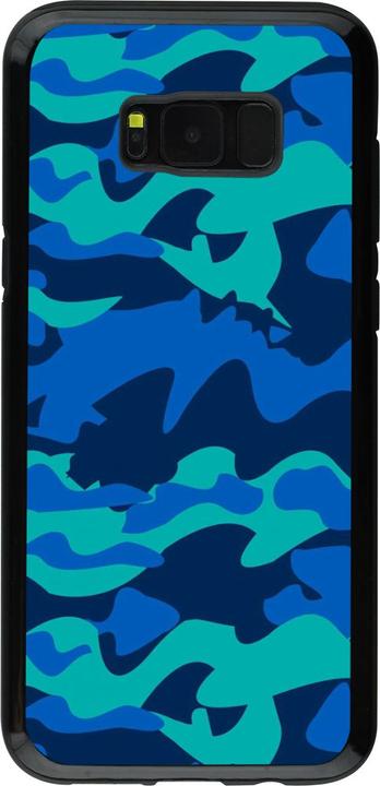 Actual product image PhoneLook Cover Hybrid Armor black Camo Blue (Samsung Galaxy S8+)