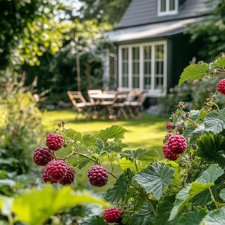 Produktbild Plant in a Box Rubus 'Tayberry' - Brombeere und Himbeere (25 cm)