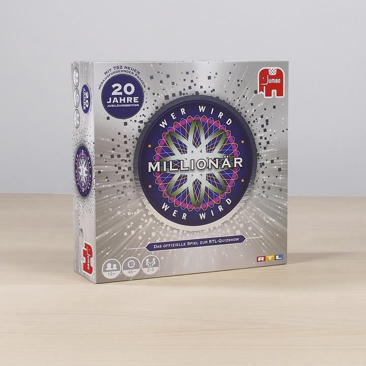 Image du produit Jumbo Qui veut être millionnaire 20 J, d 20 ans édition anniversaire, à partir de 12 ans, 2-5 joueurs (Allemand)