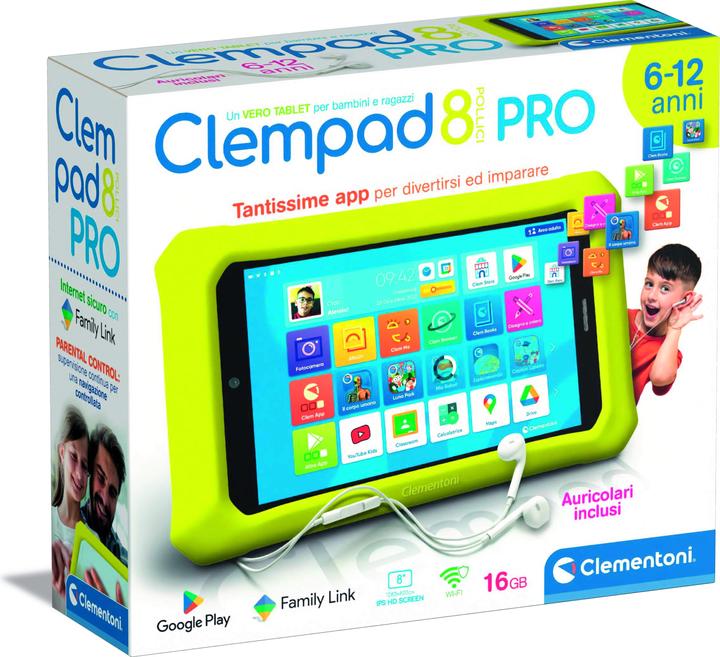 Actual product image Clementoni Clempad Pro 8' Tablet (German)