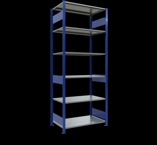 Actual product image Schulte Lagertechnik MULTIplus150 basic racking system with length ledgers