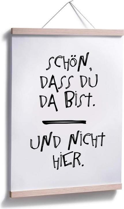 Actual product image Trenddeko Glad you are here (40 x 50 cm)