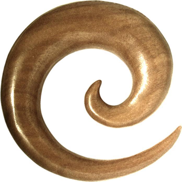 Image du produit Star Piercing Spirale d'extension en noyer (sans laiton, Organique)