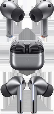 Actual product image Samsung Galaxy Buds3 Pro (ANC, 6 h, Wireless)