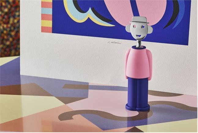Produktbild Alessi Korkenzieher Alessandro M. rosa-blau (Korkenzieher)