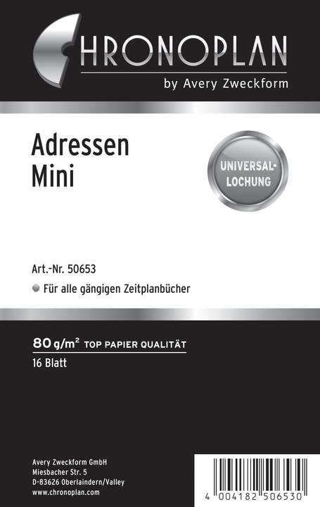 Immagine prodotto Chronoplan CRONOPLA Crono.Indirizzi Mini 50653Z.19 (Speciale, Tedesco)