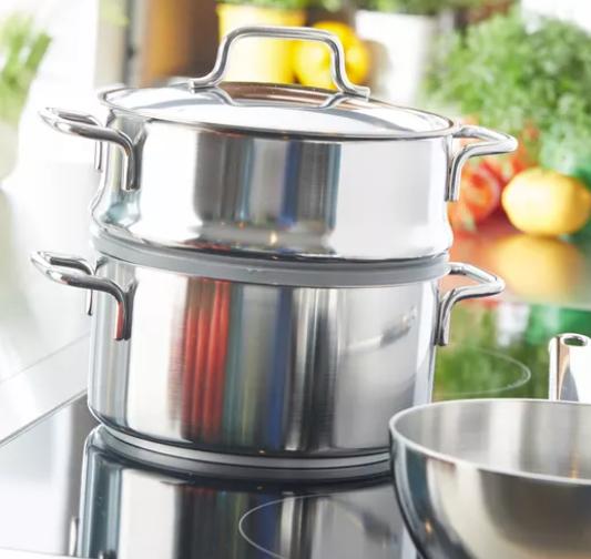Actual product image Demeyere Apollo (22 cm, Pot, Stainless steel)