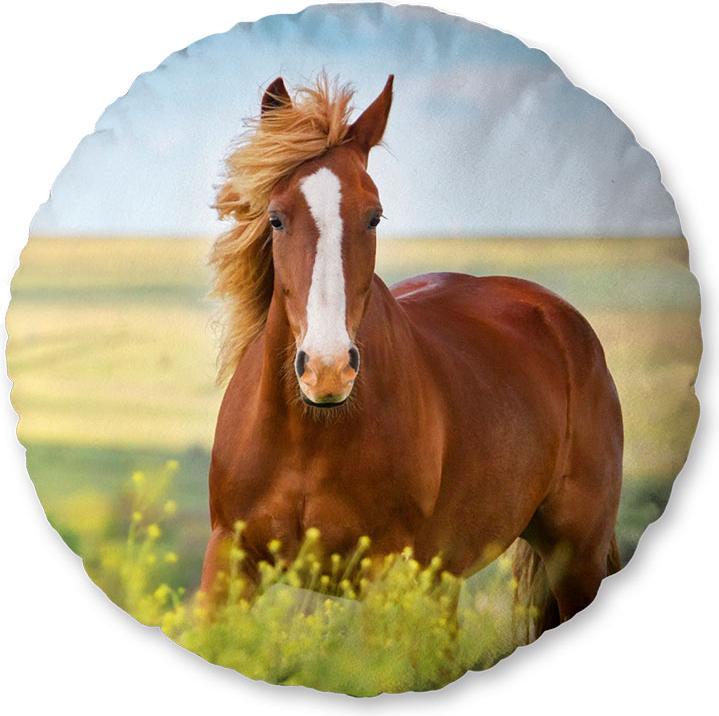 Produktbild Herding Pferd Soft Velboa Rundkissen (4 x 47 x 53 cm)