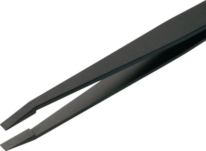 Rubis Pinzette, gerade, schwarz