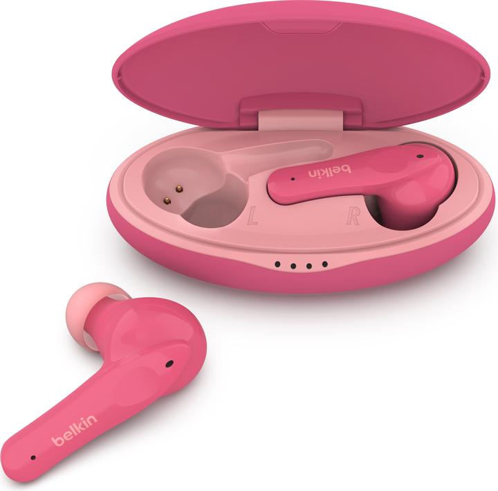 Produktbild Belkin SoundForm Nano Bluetooth In-Ear Kinder Kopfhörer, kabellos, 85 dB Begrenzung, True Wireless