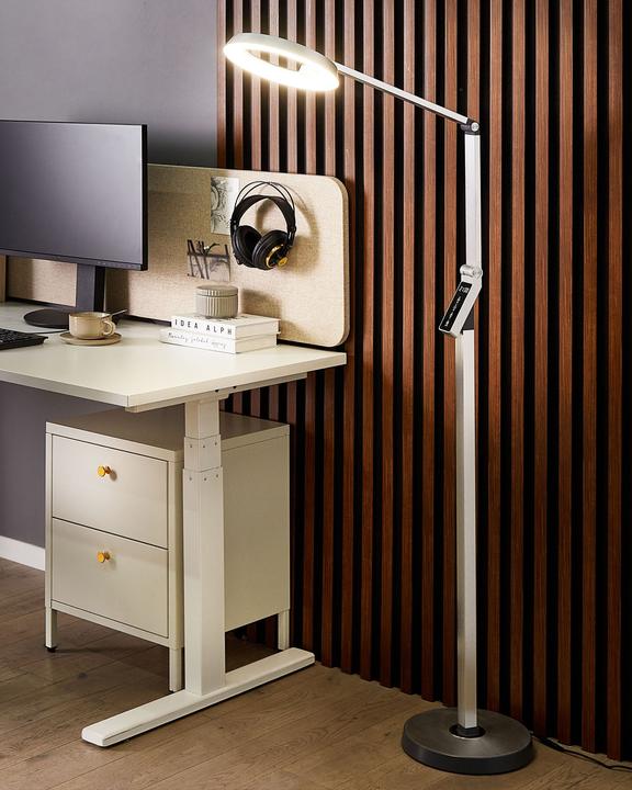 Produktbild Beliani Stehleuchte Silber LED CARINA (660 lm)