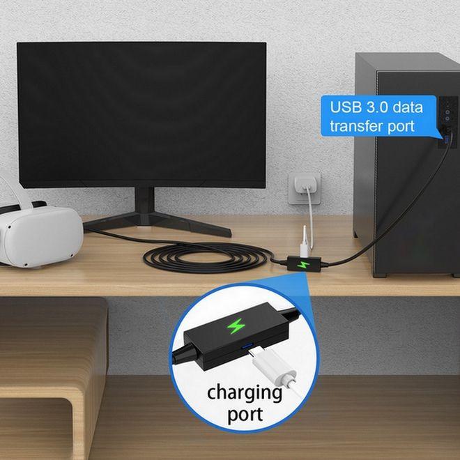 Image du produit MU Classic VR Link Kabel mit USB Typ-C Ladeanschluss Meta Quest 3/3S Series