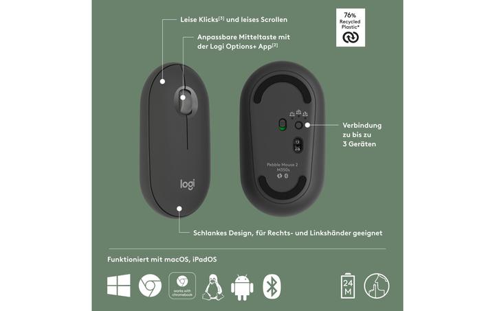 Actual product image Logitech Pebble 2 M350s (Wireless)