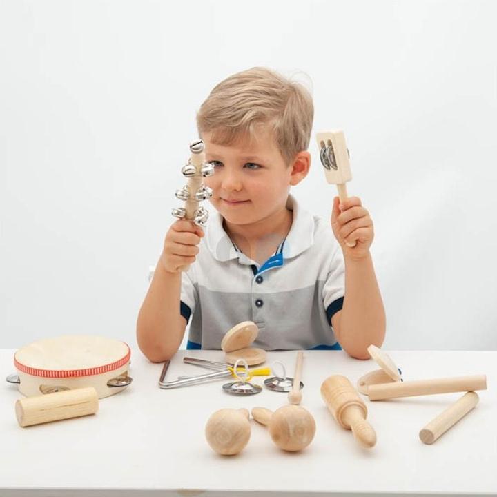 Produktbild TickiT Percussion Set (16 Teile) (Deutsch, Französisch, Italienisch, Englisch)