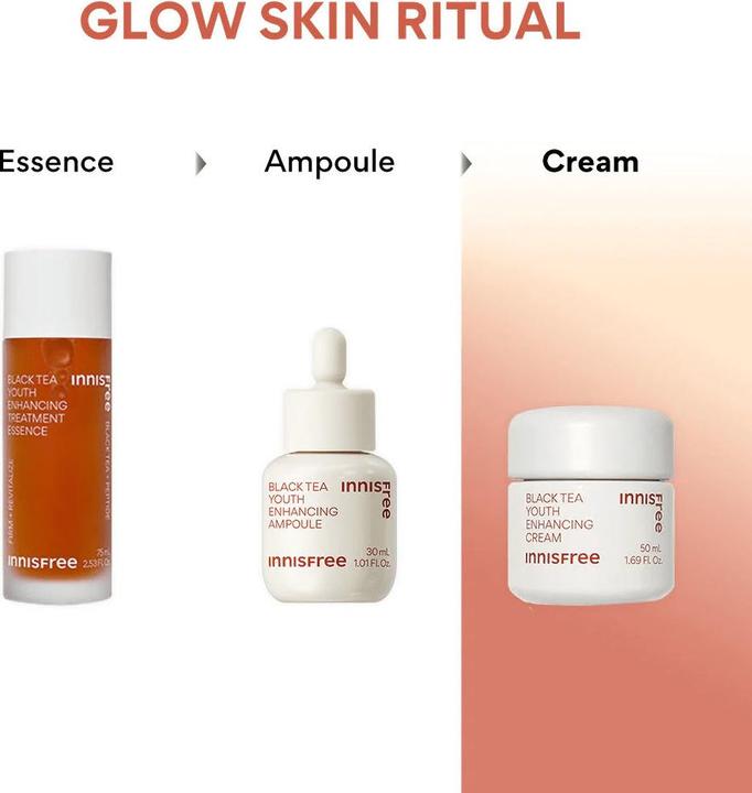 Immagine prodotto Innisfree Crema al tè nero per migliorare la giovinezza 45ml (45 ml, Crema 24h)