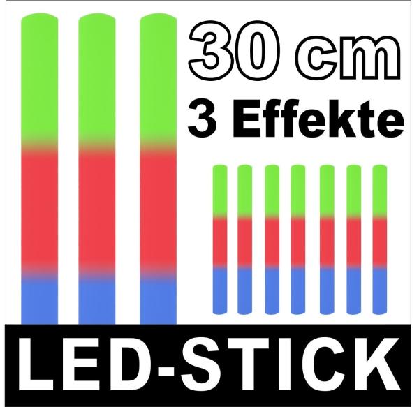 Immagine prodotto Knicklichter 1 Bastoncini LED Party Glow Stick 30 cm 3 Effetti