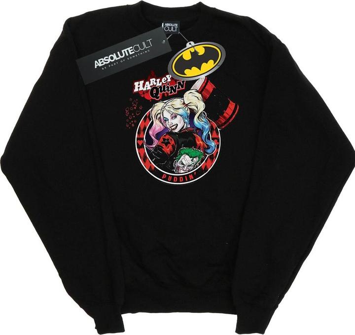 Immagine prodotto Harley Quinn Joker Patch Felpa Ragazzi (152, 158)