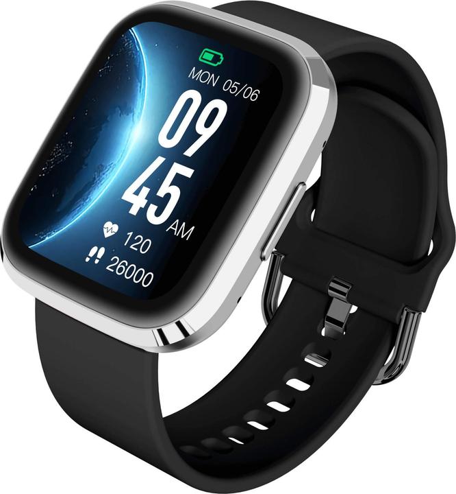Produktbild Garett Smartwatch GRC STYLE Silver-black (41 mm)