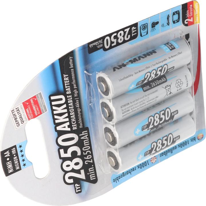 Produktbild Ansmann AA (4 Stk., AA, 2650 mAh)