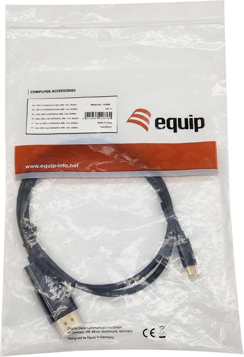 Produktbild equip DisplayPort – USB C (1 m, DisplayPort)