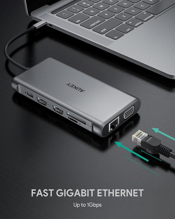 Image du produit Aukey CB-C78 (USB-C, 12 Ports)